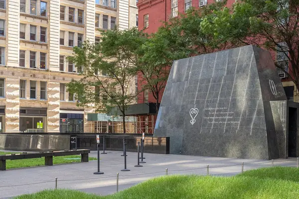 A place of remembrance in Lower Manhattan