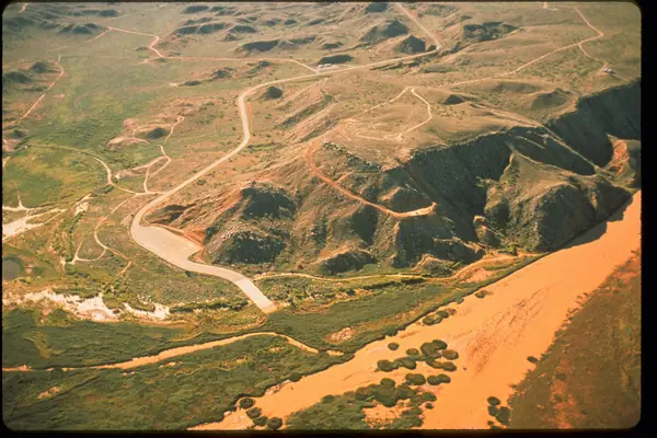 Canyon country at Lake Meredith