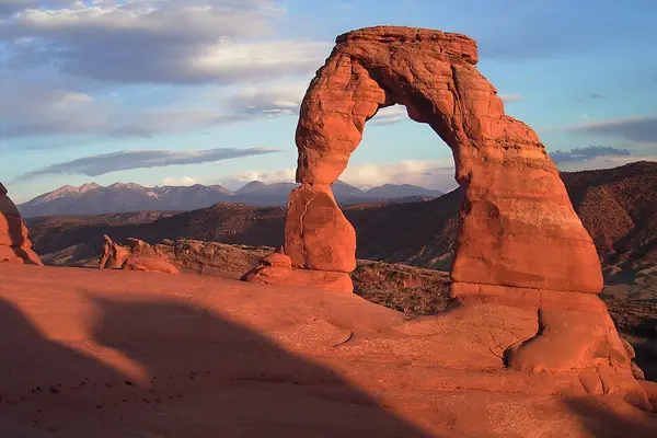 Delicate Arch at sunset