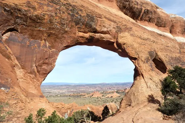 Partition Arch frames the valley