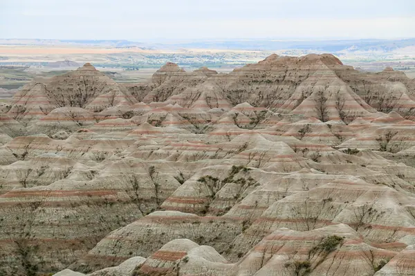 Layered buttes