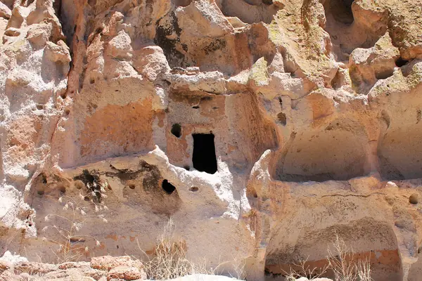 Hand-cut rooms in the rock