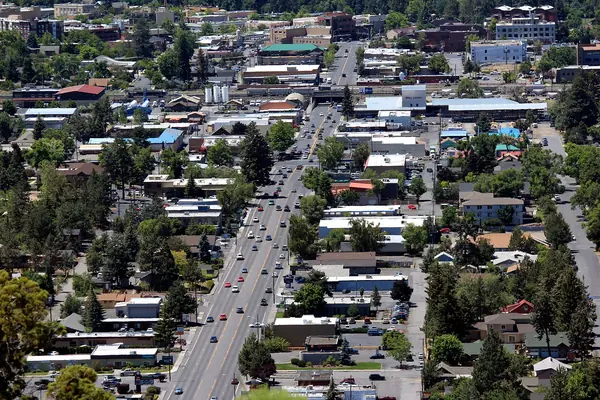 The town from Pilot Butte