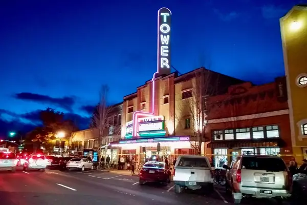 Downtown at dusk