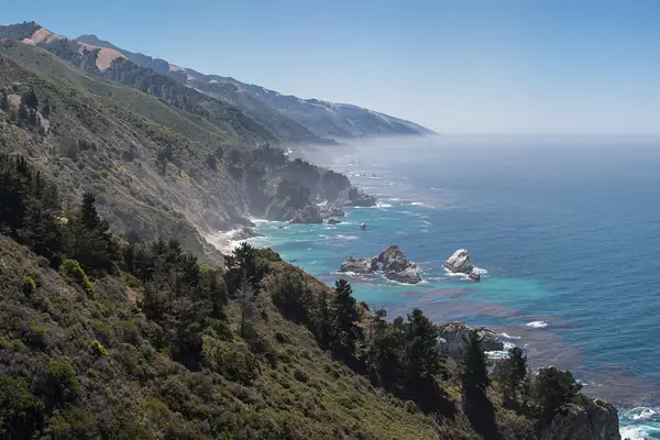 The rugged Big Sur coastline