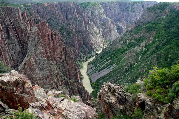 The canyon and the Gunnison River