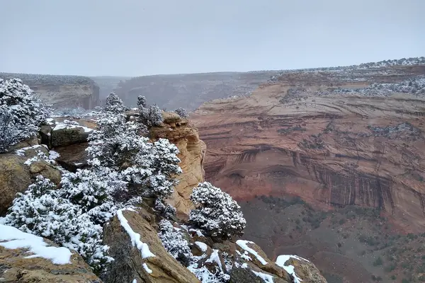 Mummy Cave under snow