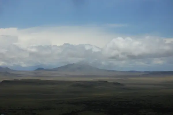 The high plains from the rim