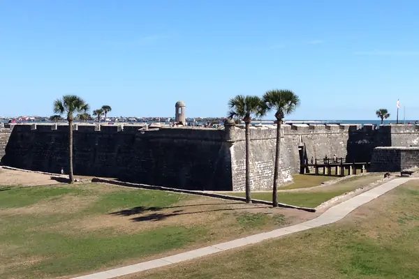 The fort from across the bay