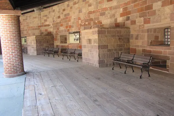 Inside the fort