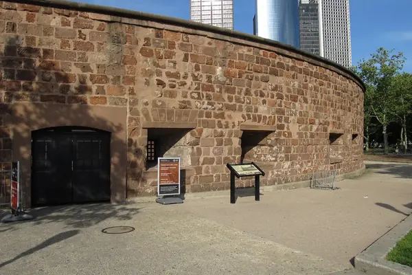 The entrance