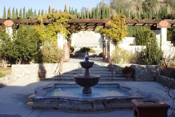 The memorial garden at La Paz