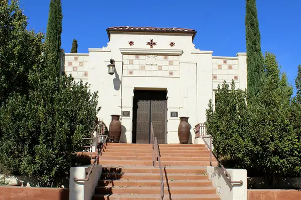 The entrance to Villa La Paz