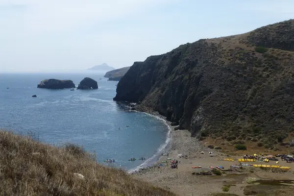 An island beach