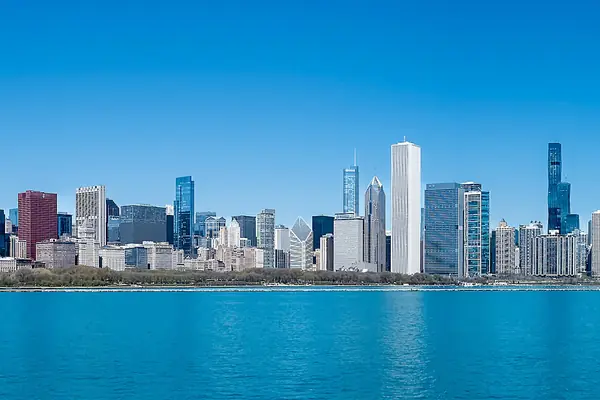 The Chicago skyline