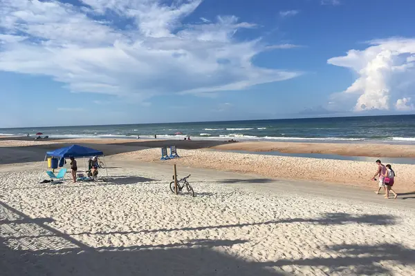 Miles of wide Atlantic beach