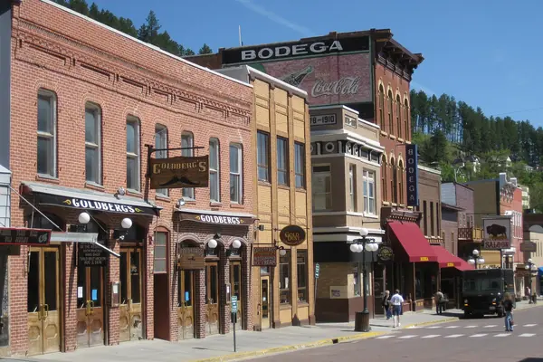 The historic Main Street