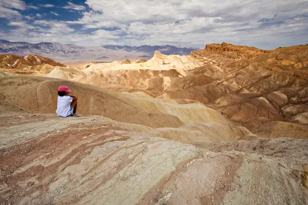 Golden badlands