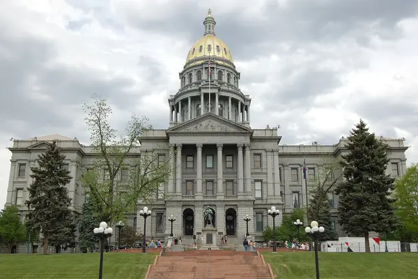 The gold-domed Colorado State Capitol