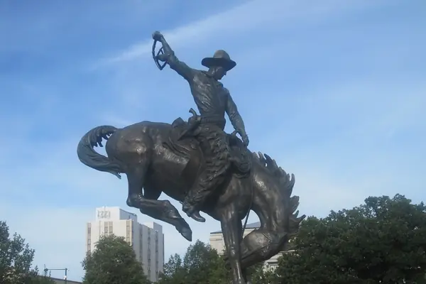 The Bronco Buster at Civic Center