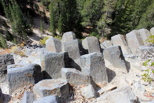 The columnar basalt up close