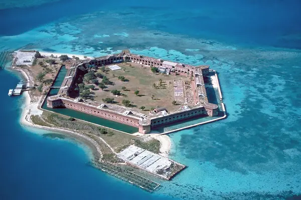 Fort Jefferson from above