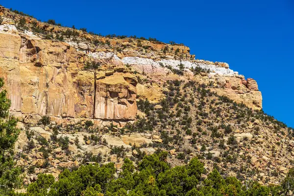 Sandstone cliffs at the badlands' edge