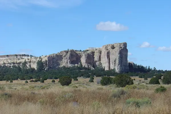 The promontory above the valley