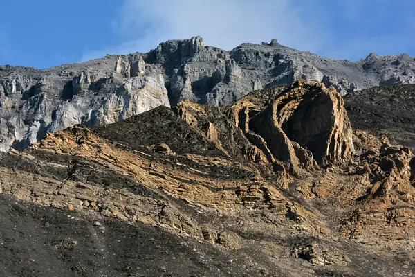 Jagged rock formations