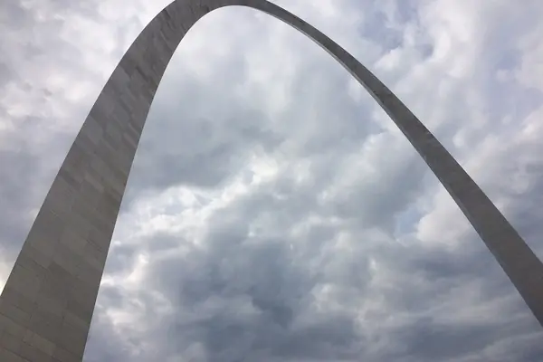 The 630-foot Gateway Arch