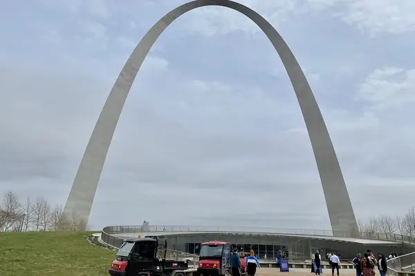 The Arch and downtown St. Louis