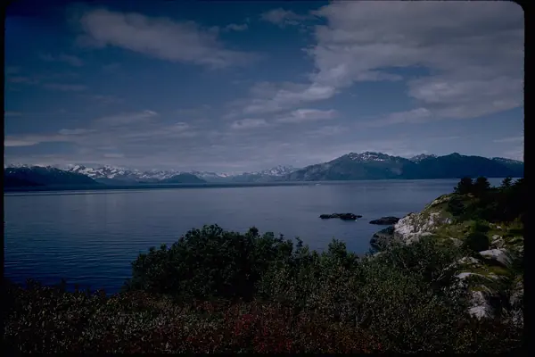 Mountains above the bay
