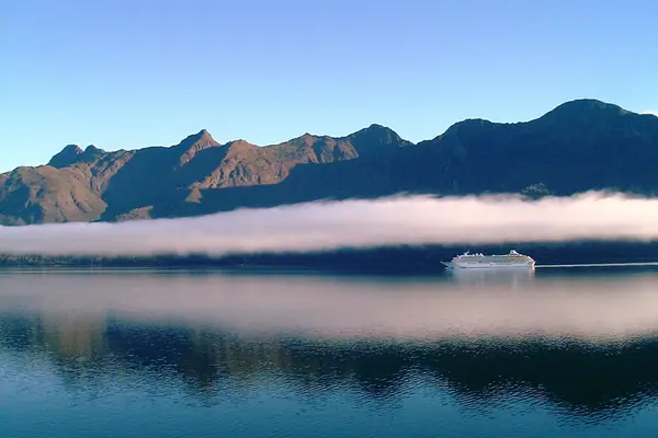 Panorama of Glacier Bay