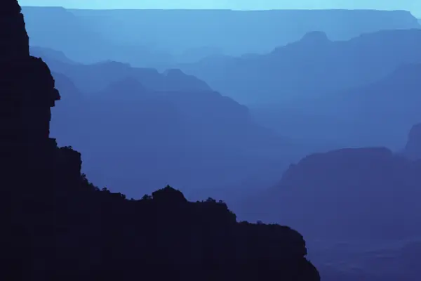 Blue hour over the gorge