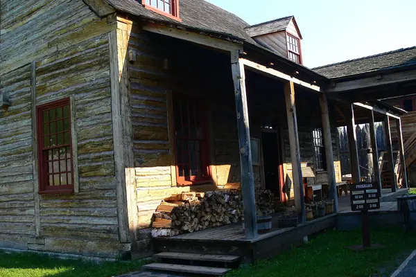The Great Hall inside the stockade