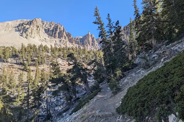 The glacial cirque below Wheeler Peak