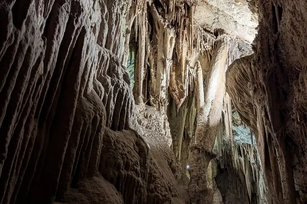 Decorated cave passages