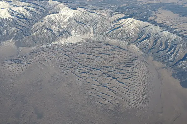 The dune field from above