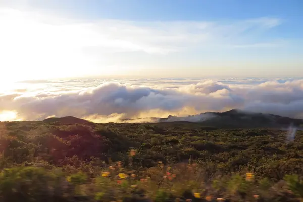Sunrise above the clouds