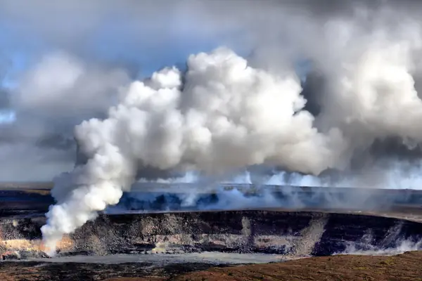 Volcanic steam vents