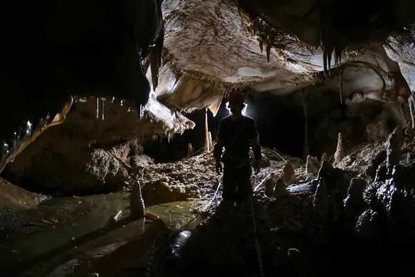 Deep in Jewel Cave
