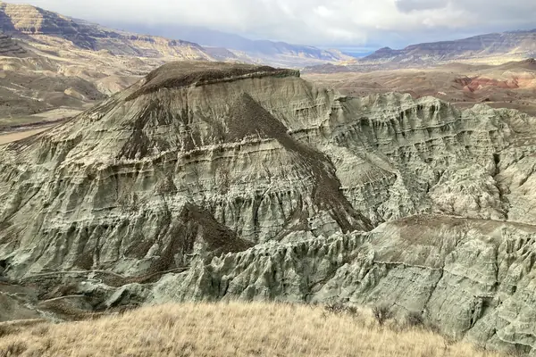 The blue-green claystone of Blue Basin
