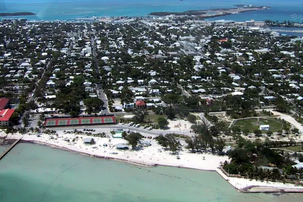 The island from above