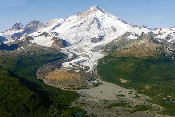 Iliamna Volcano and its glacier