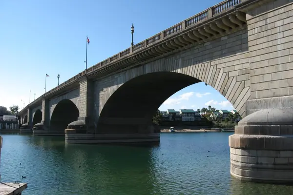 The relocated London Bridge