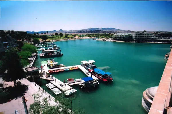 The marina on Lake Havasu