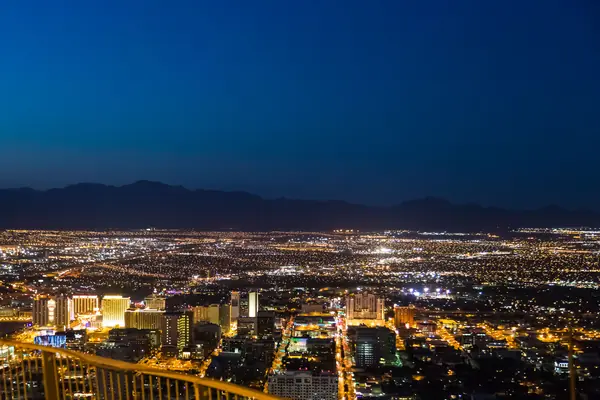 The Strip after dark
