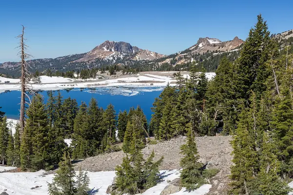 Lake Helen below the peak
