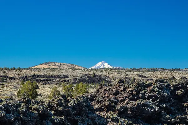 Lava flows below Mount Shasta