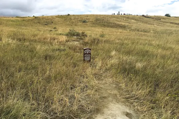 A warrior marker on the field